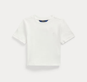 T-skjorte Ribbed Boxy White