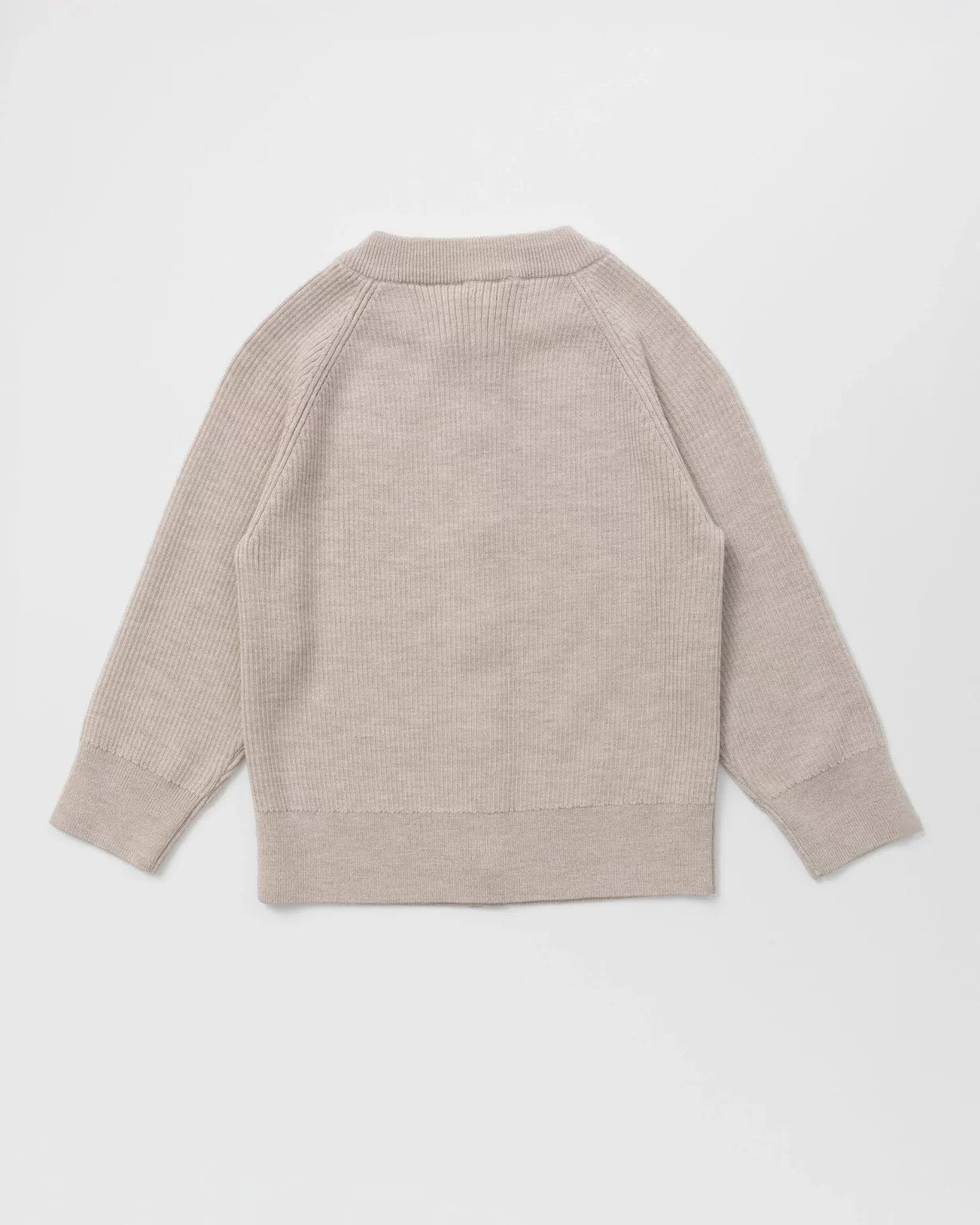 Cardigan Rib Light Lys Beige