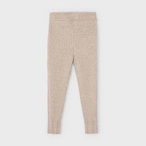 Leggings Knitted Bow Toffee