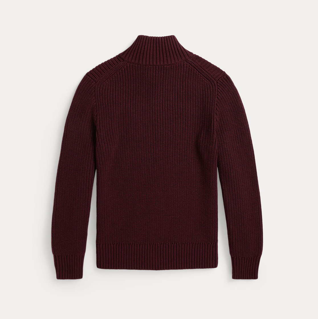 Polo Quarter Half Zip Rich Ruby