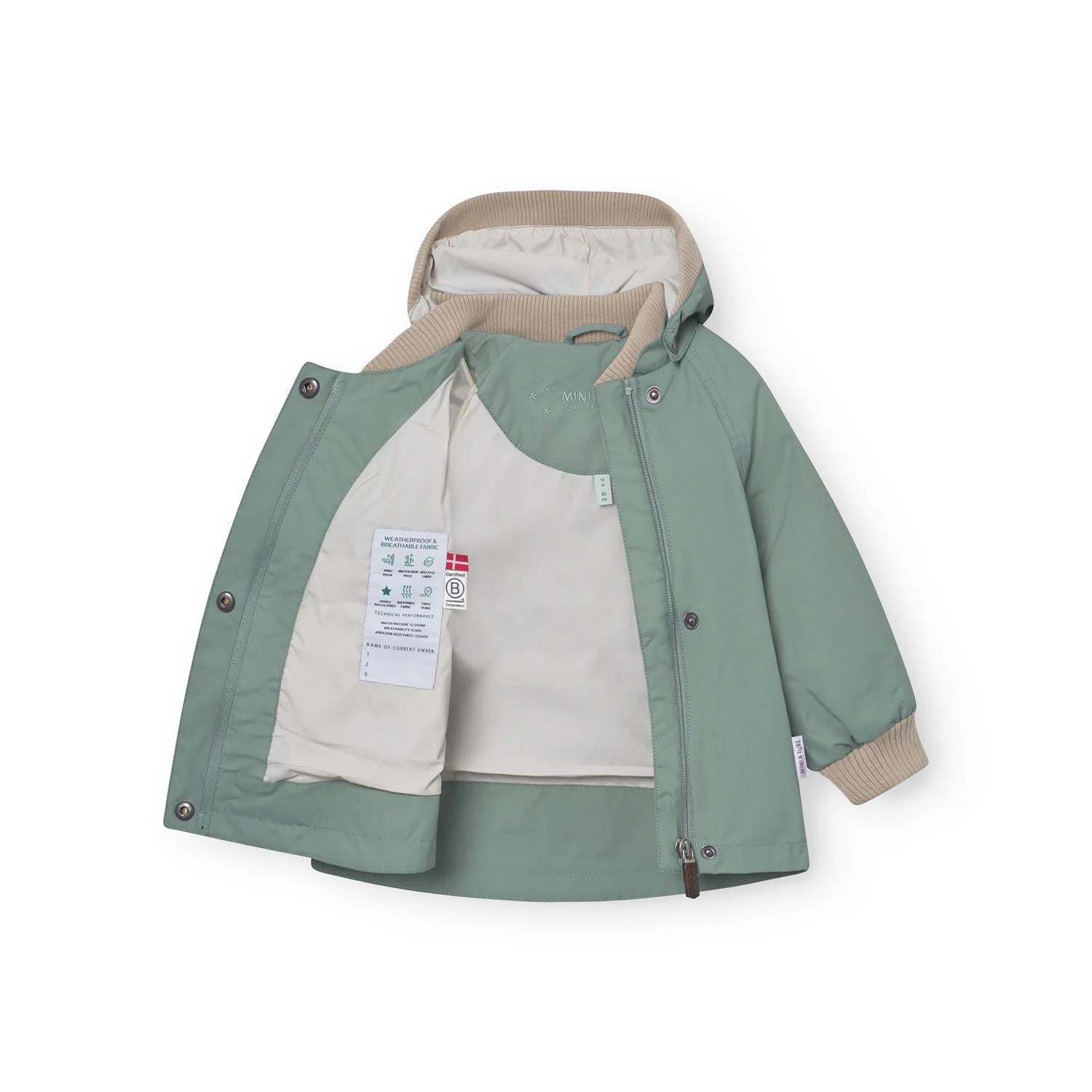 Jakke MATWAI Spring Granite Green