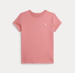 T-skjorte Cotton Crewneck Desert Rose