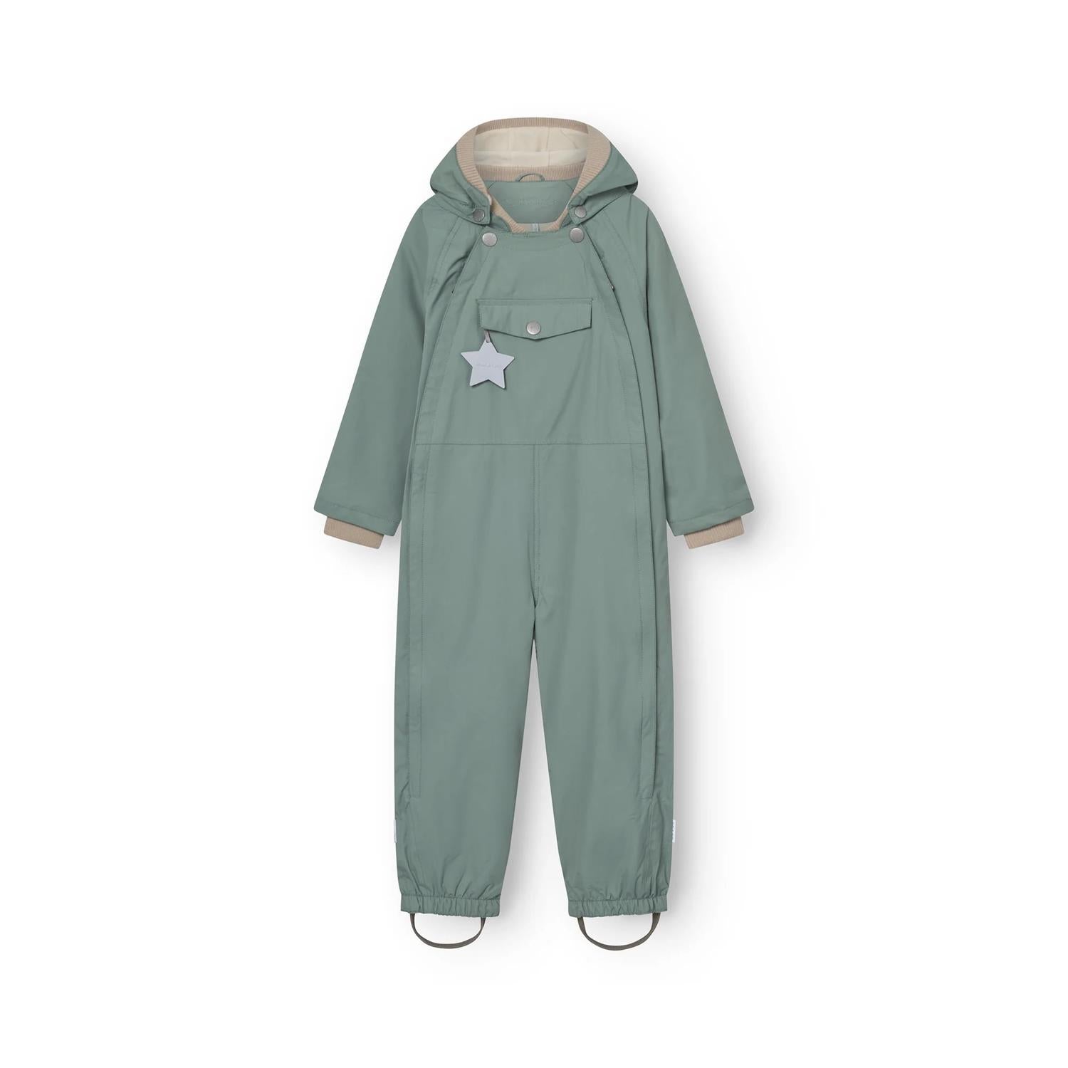 Dress MATWisto Fleece Spring Granite Green