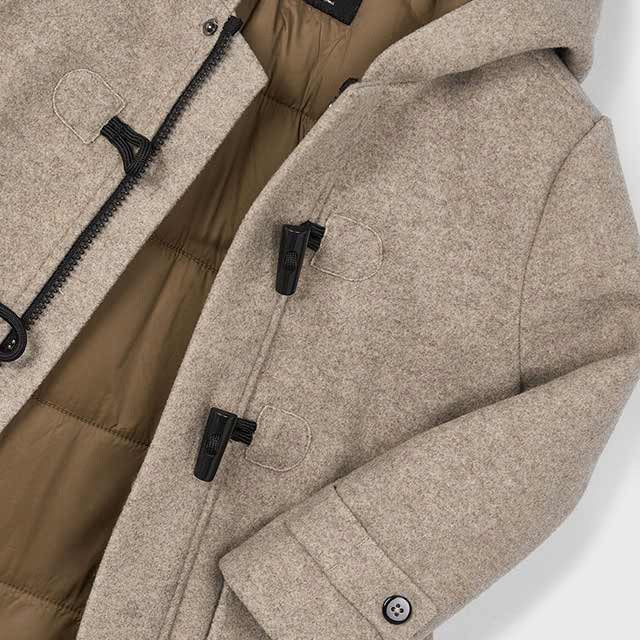 Jakke Trench Duffle Bright Beige