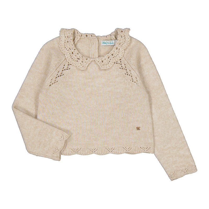 Genser Crochet Collar Wheat