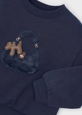 Genser Pullover Puppy Navy