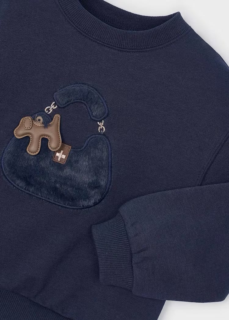 Genser Pullover Puppy Navy