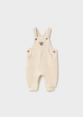 Bukse Overall Corduroy White