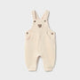 Bukse Overall Corduroy White