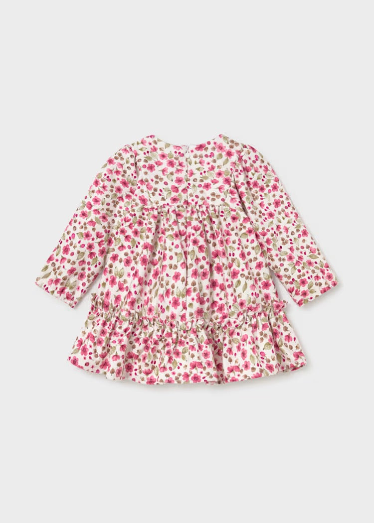 Kjole Printed Velvet Petal