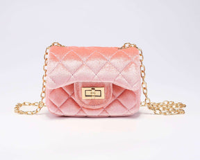 Veske Isadora Small Velvet Pink