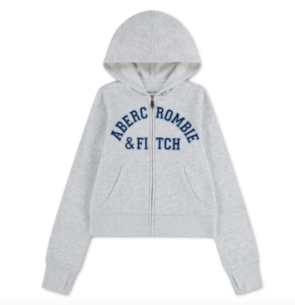 Hettejakke Girls Light Grey Heather
