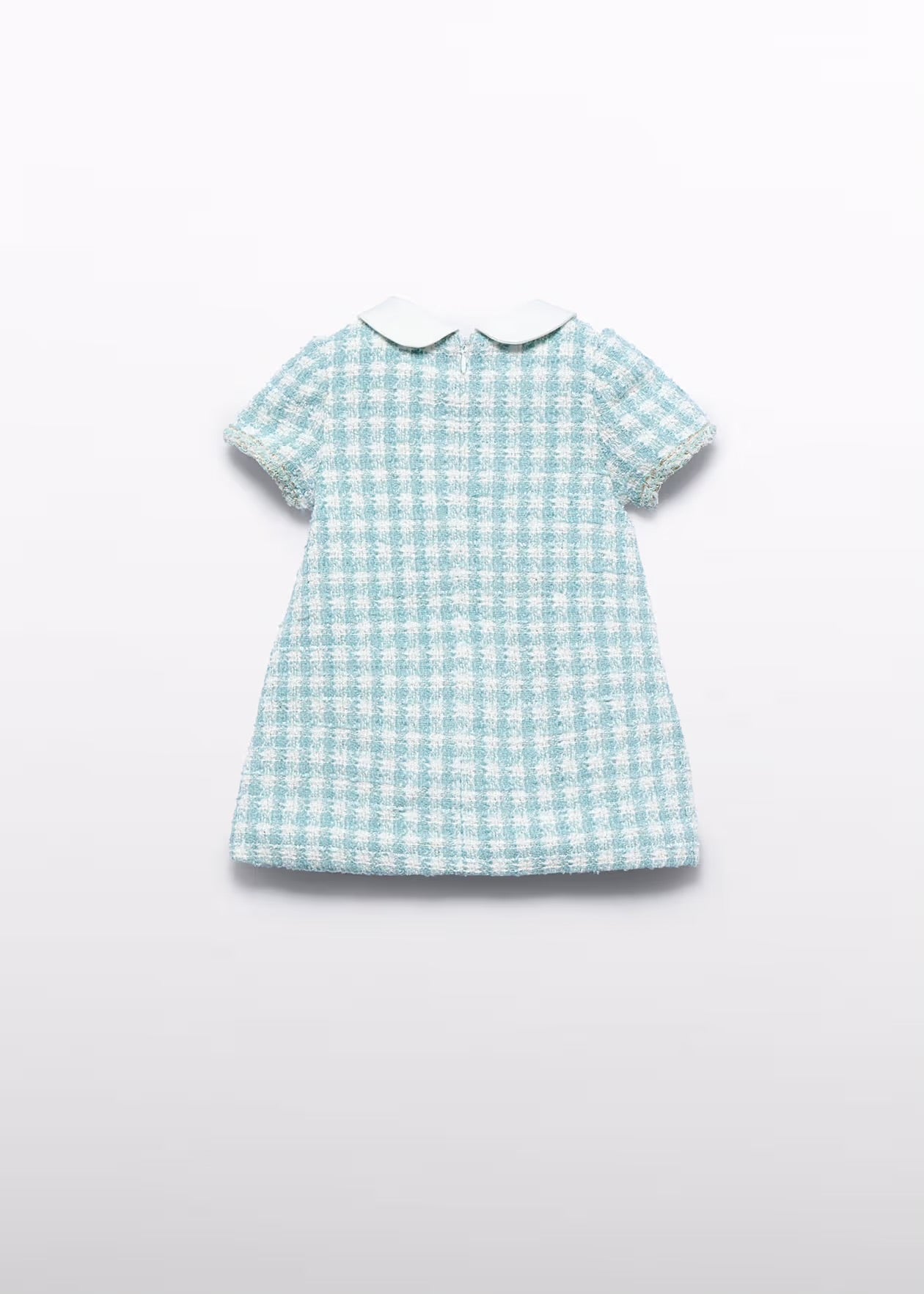 Kjole Checkered Aqua