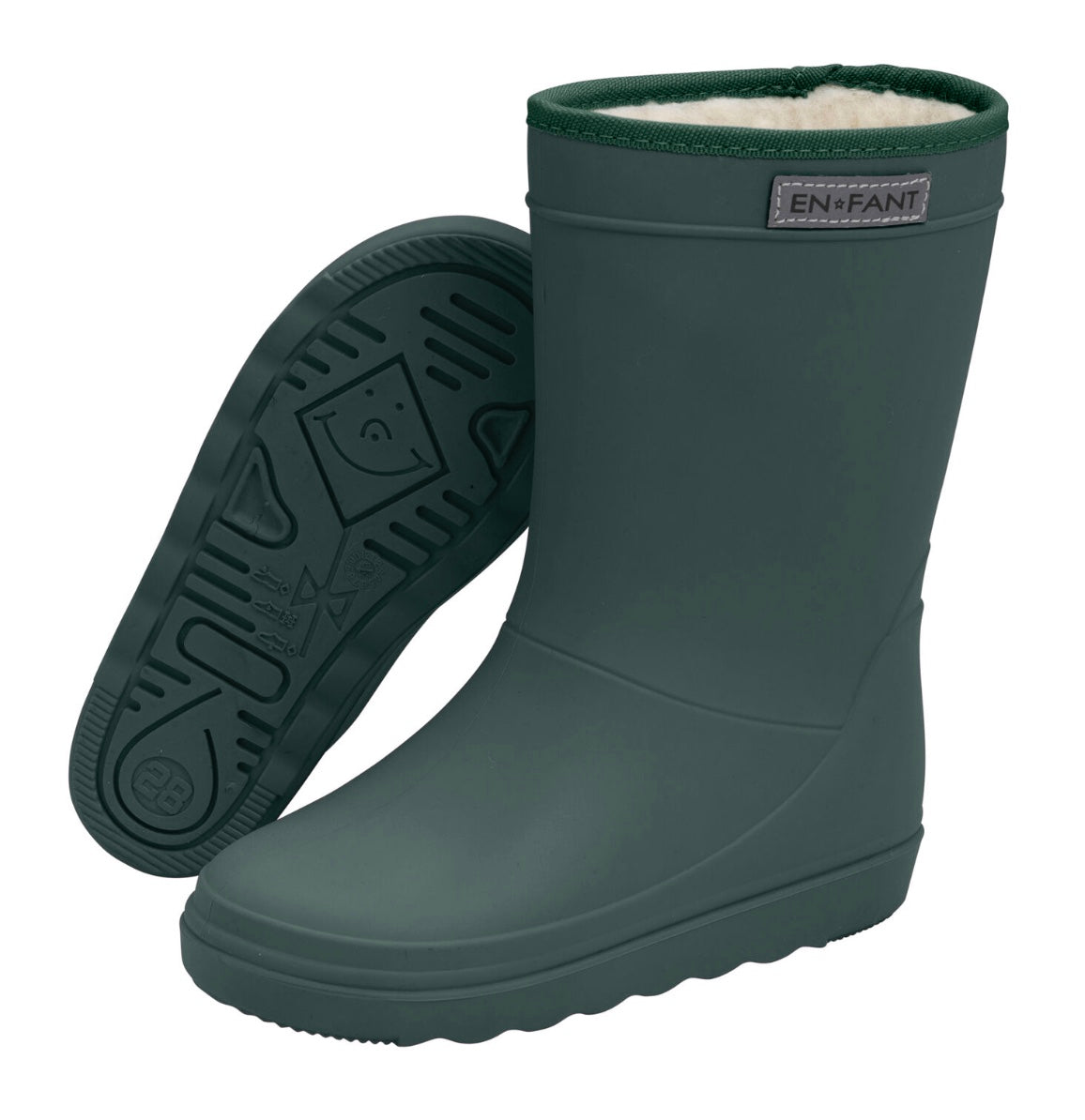 Thermo Boots Solid Green Gabies