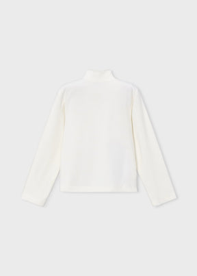Genser Turtleneck Graphic Natur