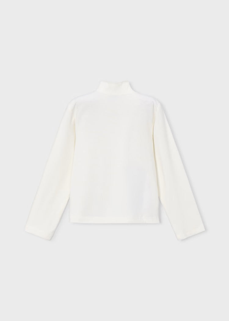 Genser Turtleneck Graphic Natur