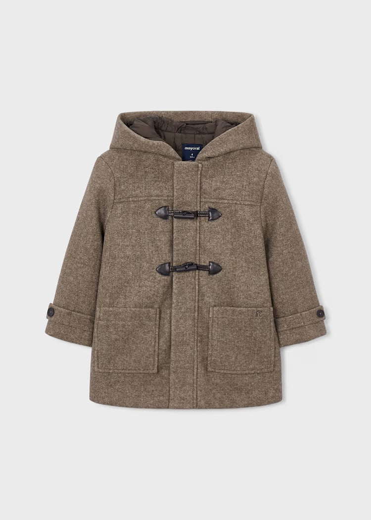 Jakke Trench Duffle Cocoa Heather