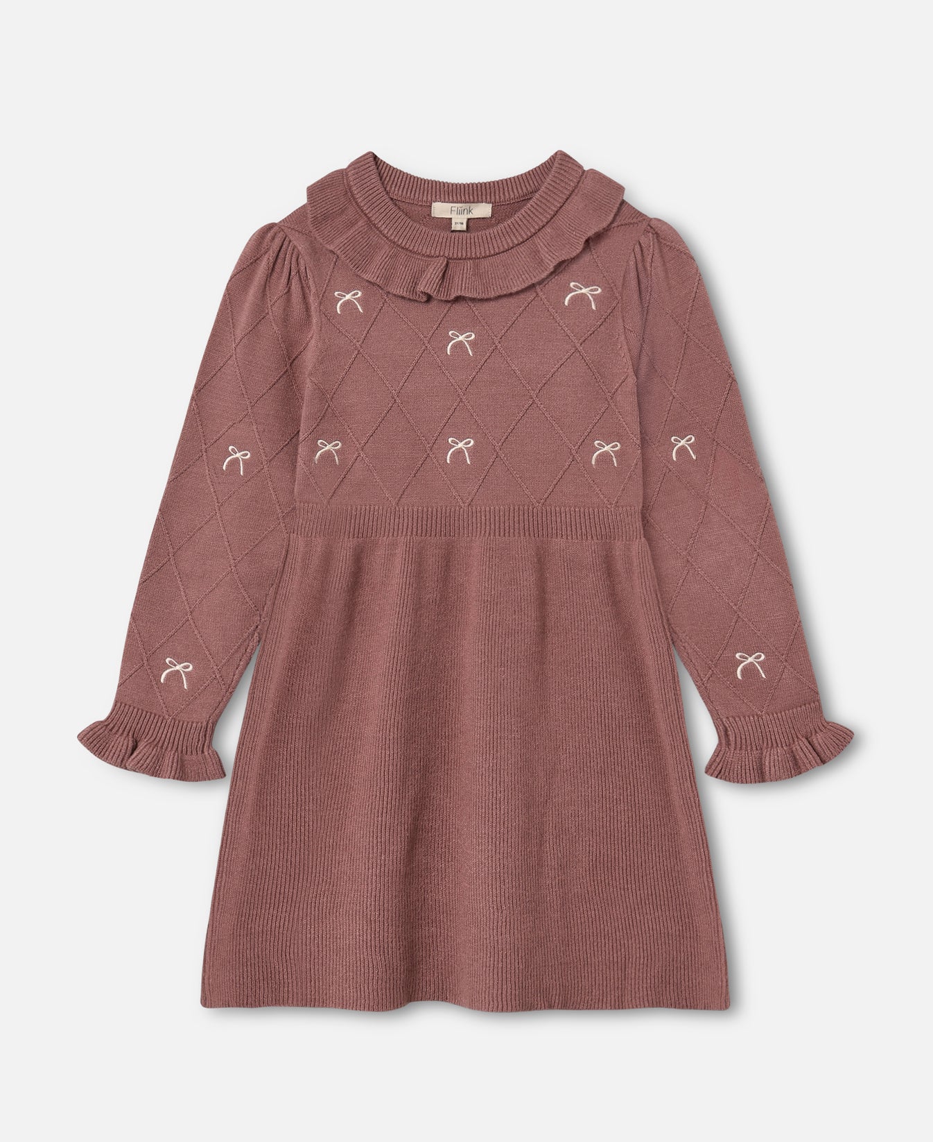 Kjole Alon Bow Ash Rose