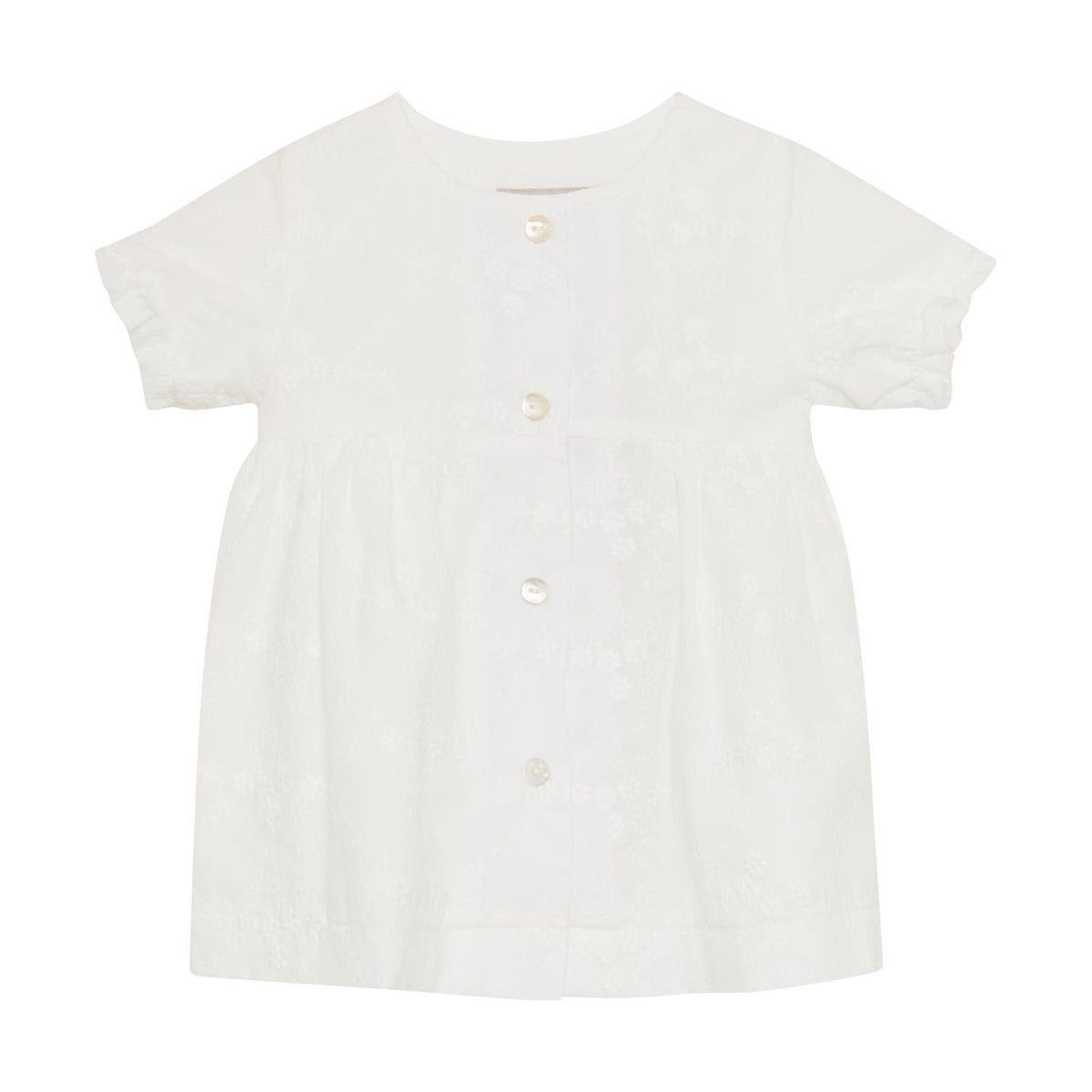 Kjole Baby Embroidery Antique White