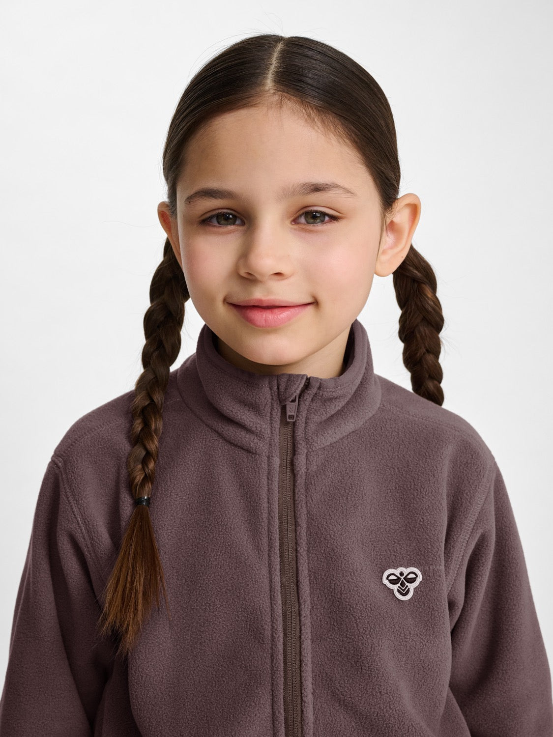 Jakke Fleece Zip Bee Peppercorn