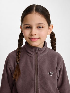 Jakke Fleece Zip Bee Peppercorn