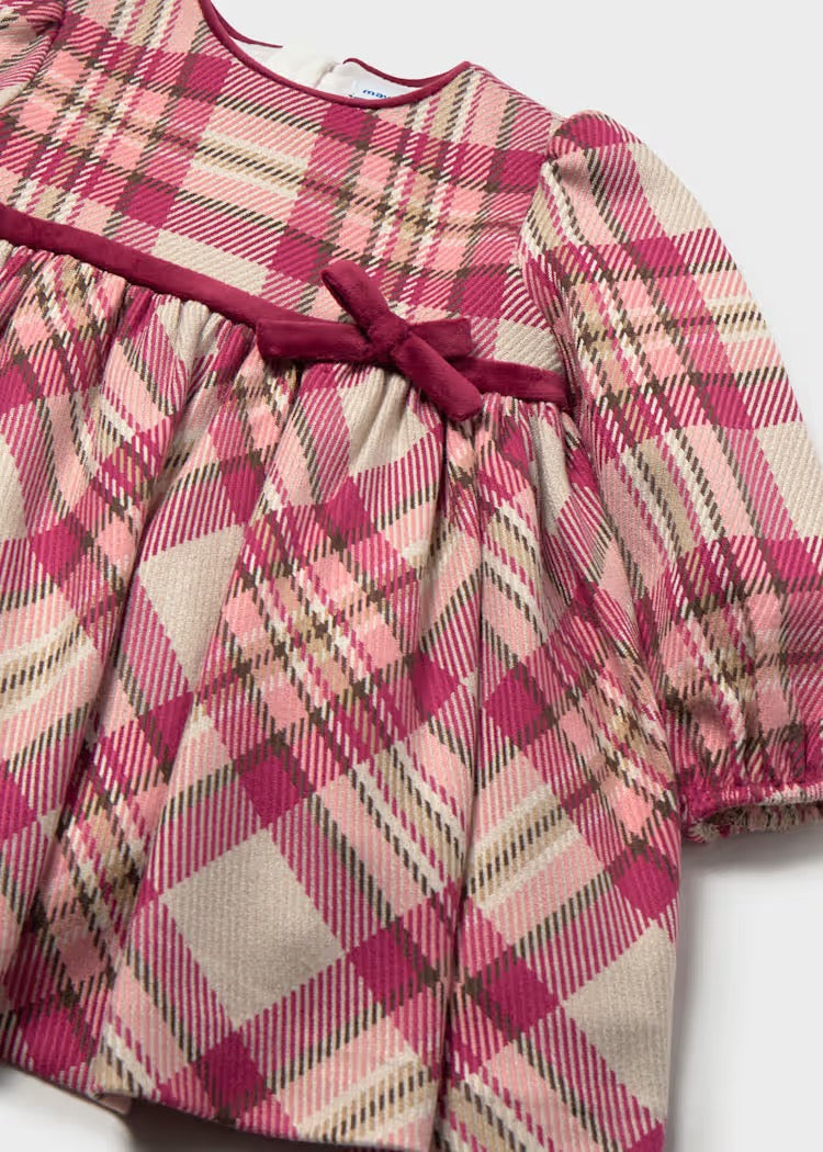 Kjole Plaid Raspberry