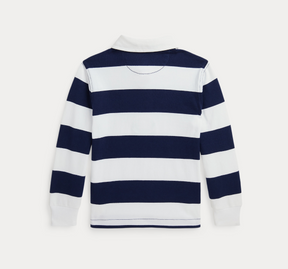 Genser Iconic Rugby White/Cruise Navy