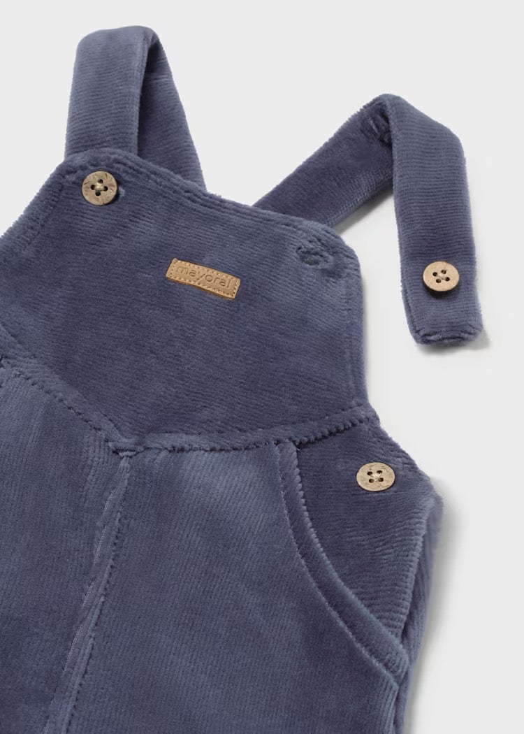 Bukse Overall Corduroy Indigo