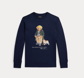 Genser Tynn Polo Bear Bulldog Navy