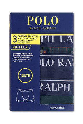 Boxer 3 pk. Cotton Stretch Green