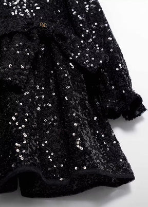 Kjole Sequin Black