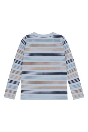 Genser Abba 3 Stripes Baby Blue