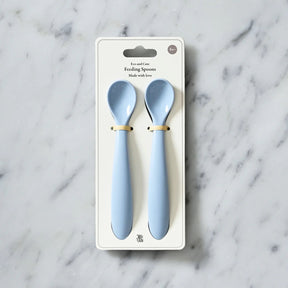 Feeding Spoons 2pk Pale Blue