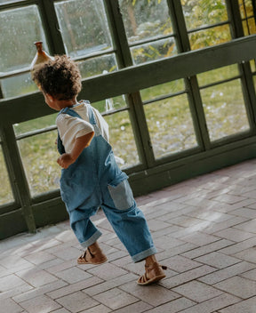 Bukse Don Contrast Overall Medium Denim Blue