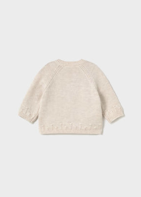 Cardigan Knit Milk Heather