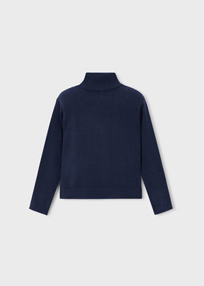 Genser Basic Turtleneck Navy