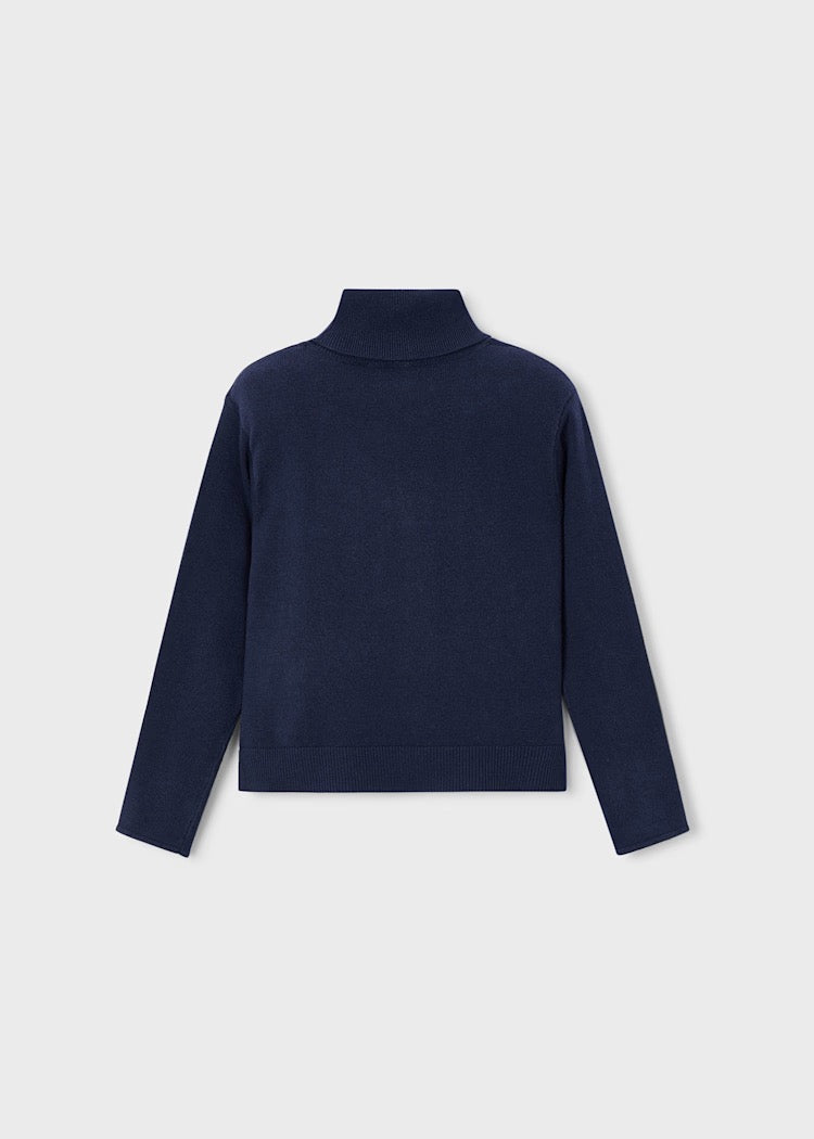 Genser Basic Turtleneck Navy