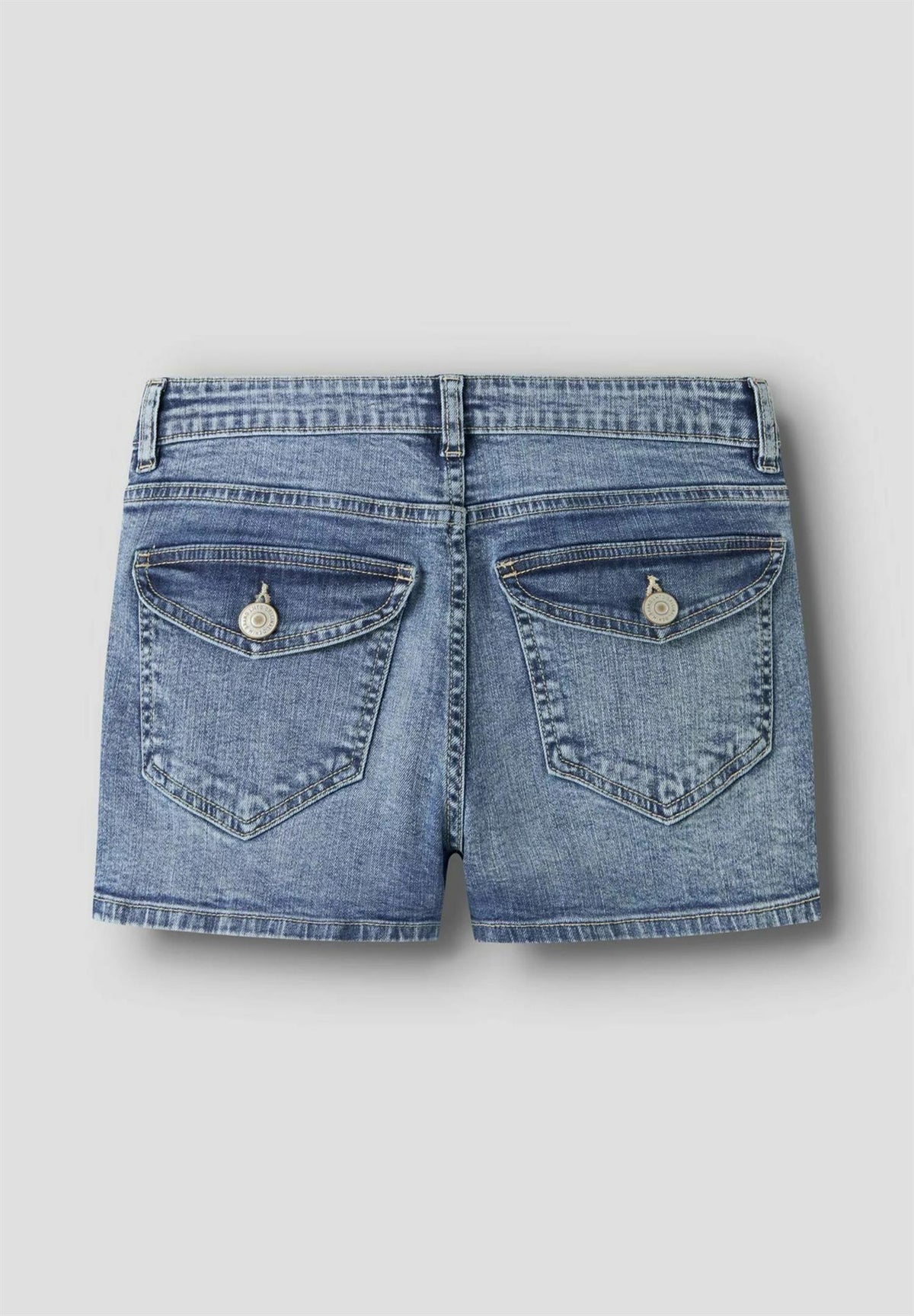 Shorts Flap Medium Blue Denim