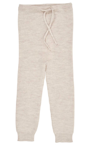 Leggings Classic Merino Pale Cream Melange