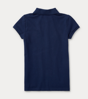 T-skjorte Pique Girl Navy
