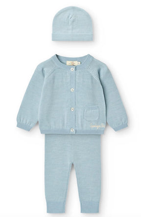 Sett Classic Merino Dusty Blue