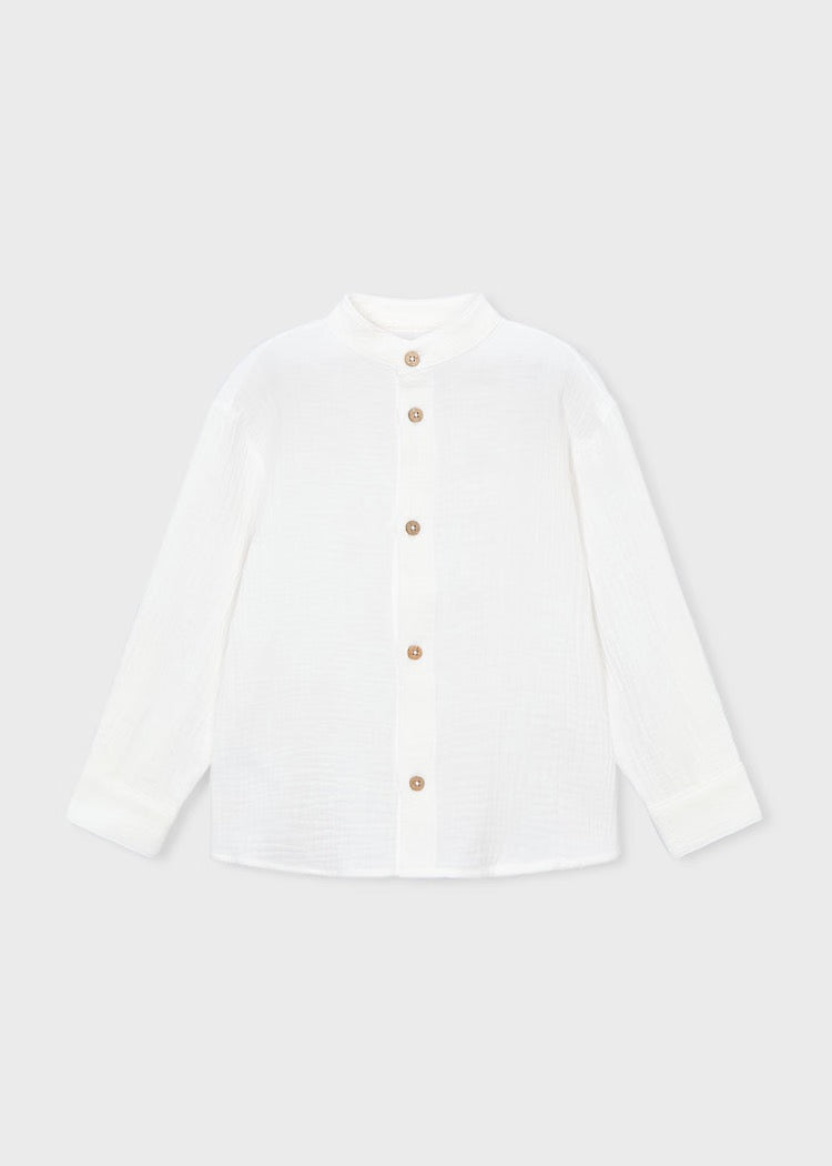 Skjorte Bambula Buttondown Cream