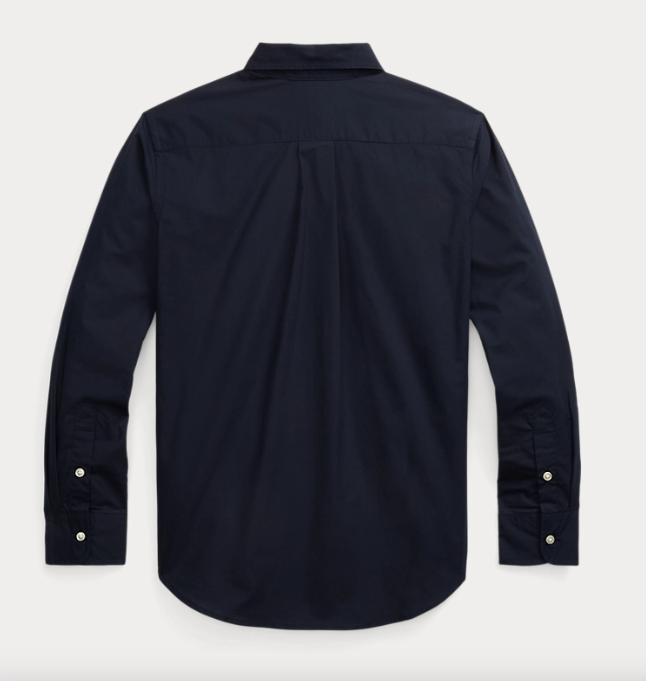 Skjorte Bomull Poplin Navy