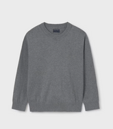 Genser Basic Jumper Cotton Grey