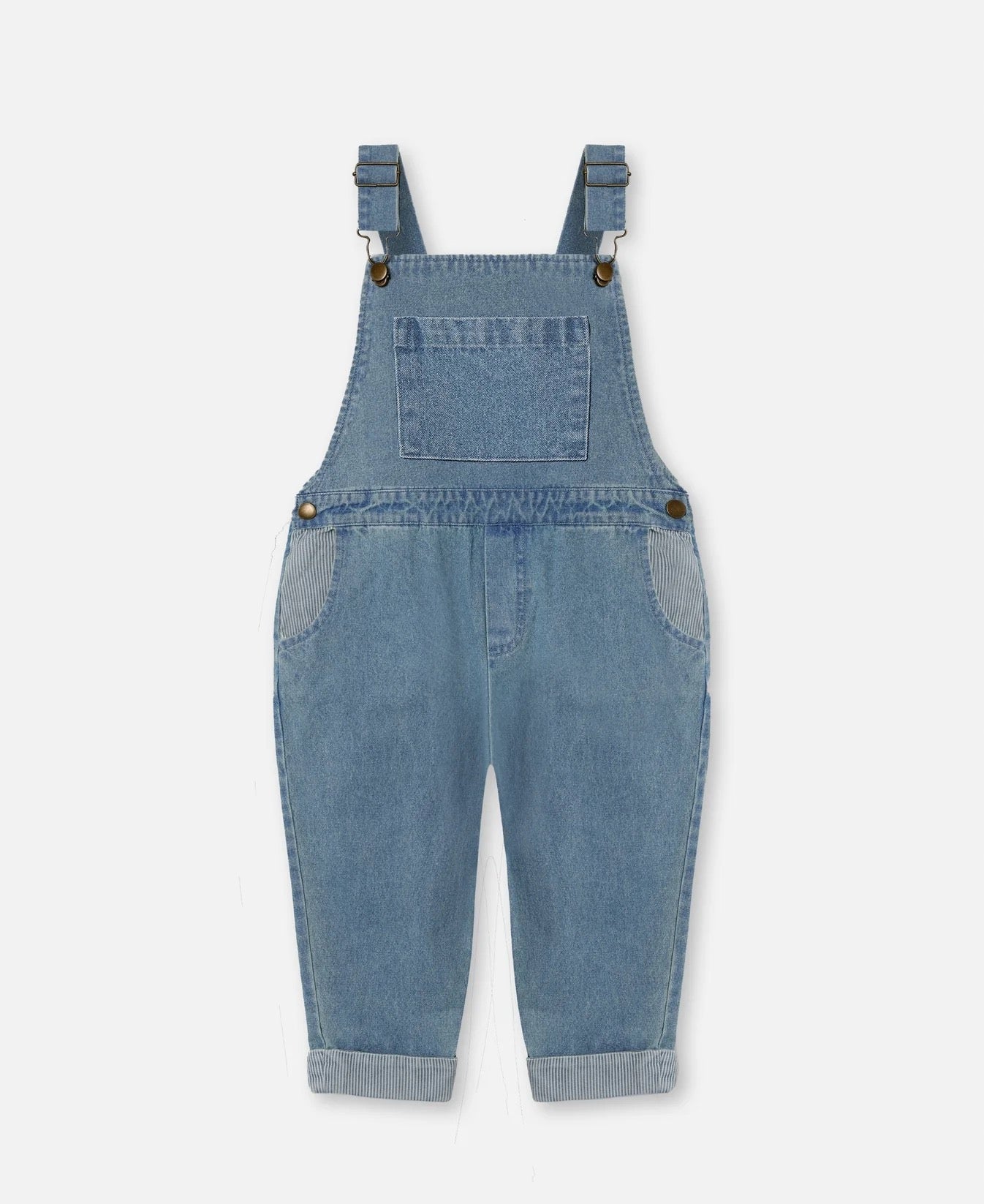 Bukse Don Contrast Overall Medium Denim Blue