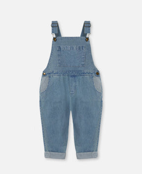 Bukse Don Contrast Overall Medium Denim Blue