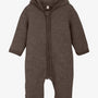 Fleecedress Pram Ears Wool Brown Melange