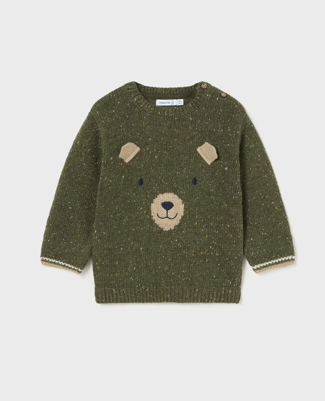 Genser Teddy Jumper Forest Mix