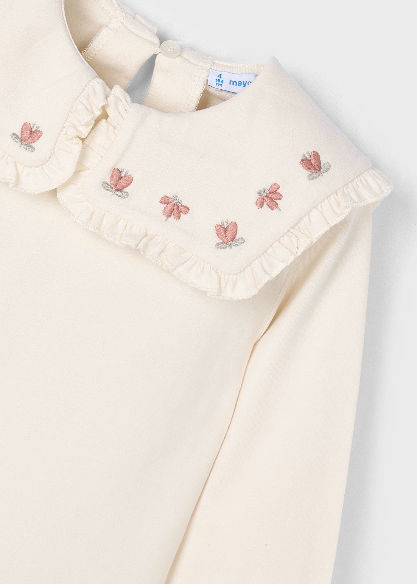 Genser Ruffle/Collar Macchiato