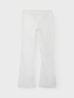 Bukse Bootcut Bright White